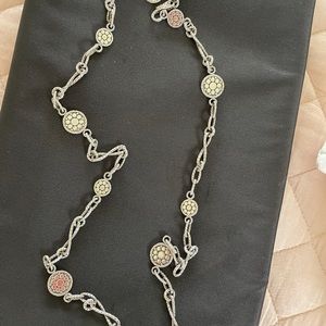 John Hardy dot silver necklace